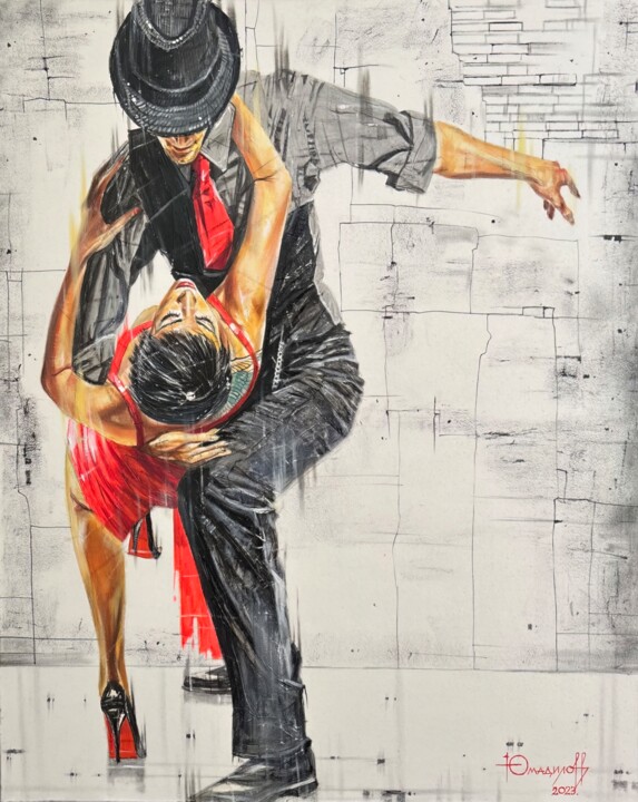 Ζωγραφική με τίτλο ""Tango"" από Timur Yumadilov, Αυθεντικά έργα τέχνης, Λάδι