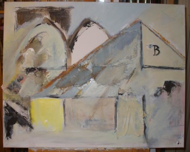 Painting titled "Brooklyn Bridge" by Thierry Noiret, Original Artwork