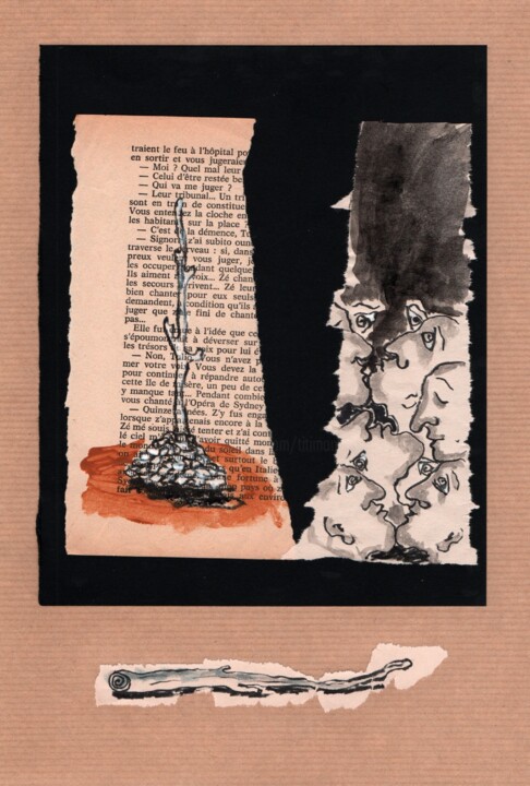 Картина под названием "La vie continue…" - Titi Montana, Подлинное произведение искусства, Акрил