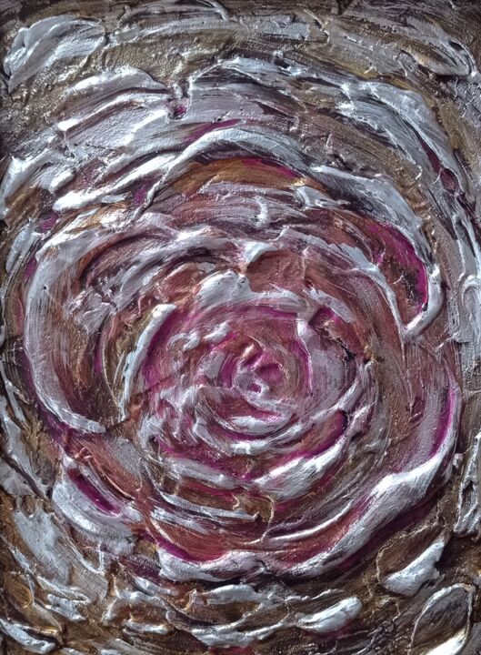Peinture intitulée "цветочный бриз" par Irina Tolstikova, Œuvre d'art originale, Acrylique