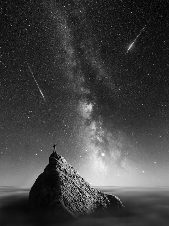 Photography titled "Star hunter" by Tomáš Tisoň, Original Artwork, Manipulated Photography