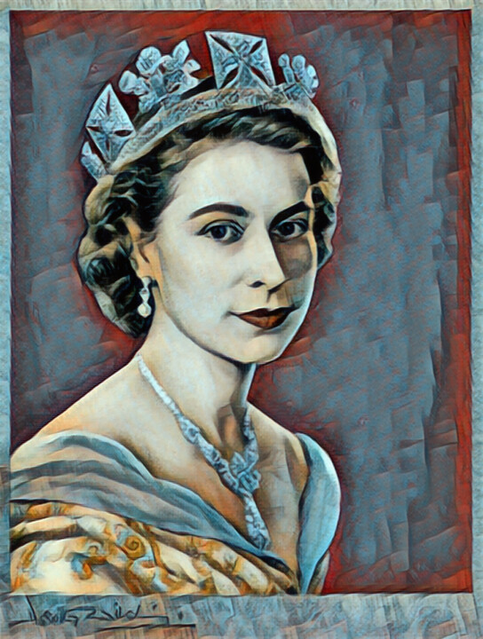 queen elizabeth painting