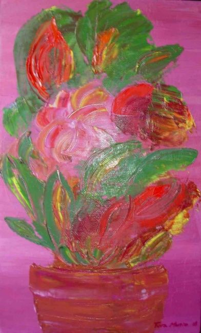 Painting titled "Abundance" by Tora Munro, Original Artwork