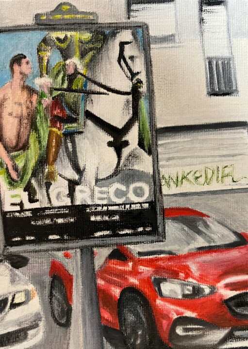 "El Greco a Milano" başlıklı Tablo Toso Il tarafından, Orijinal sanat, Petrol