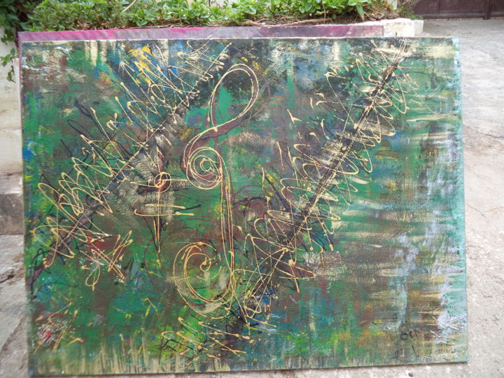 Peinture intitulée "dsc00022.jpg" par Touria Echcherki, Œuvre d'art originale, Huile