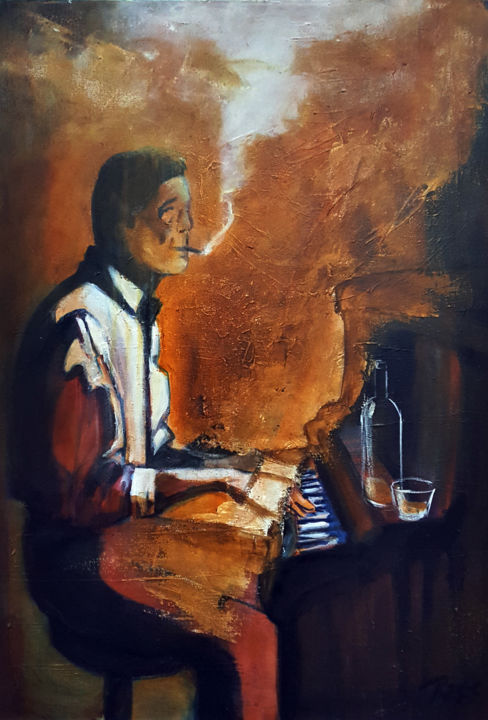 Schilderij,  27,6x19,7 in 