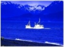 Arte digital titulada "Alaska boat" por Tracey Waters, Obra de arte original