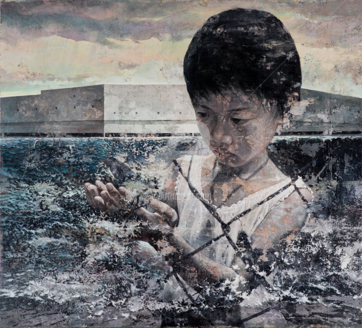 Peinture intitulée "In Reality. In Memo…" par Tycheong, Œuvre d'art originale, Acrylique