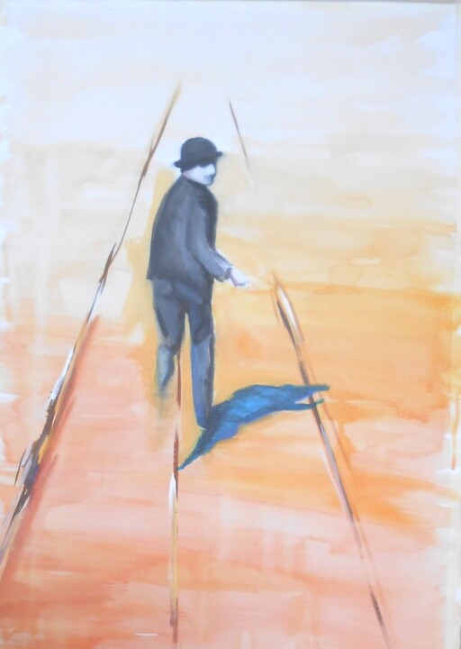 Pintura titulada "Ανθρώπινοι πόροι ΙΙ" por Tzoumart, Obra de arte original