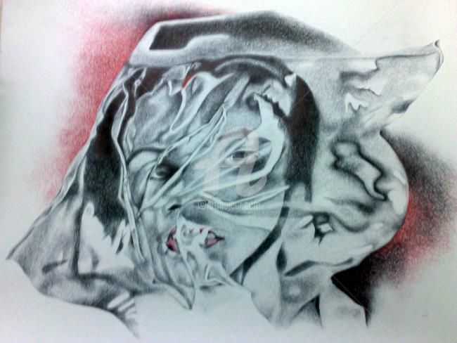 Drawing titled "Life 74" by Upasna Bajpai Tripathi, Original Artwork, Other