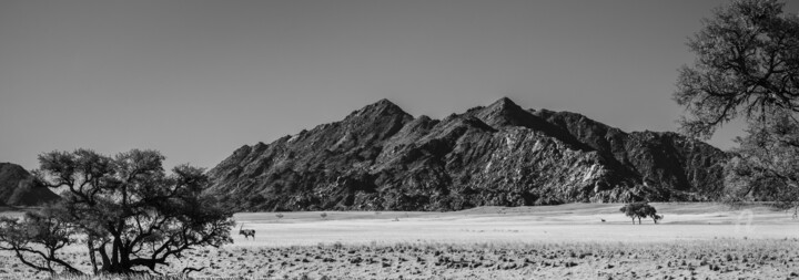 Fotografie getiteld "Namib Desert Panora…" door Uwe Bauch, Origineel Kunstwerk, Digitale fotografie