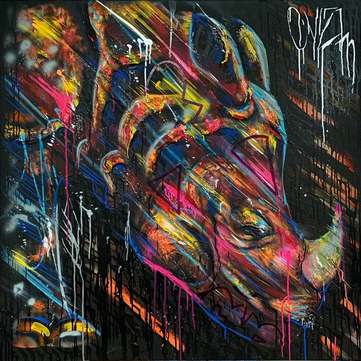 Schilderij,  47,2x47,2 in 