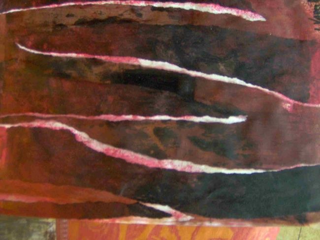 Peinture intitulée "Déchirures" par Laurence Vareillaud, Œuvre d'art originale