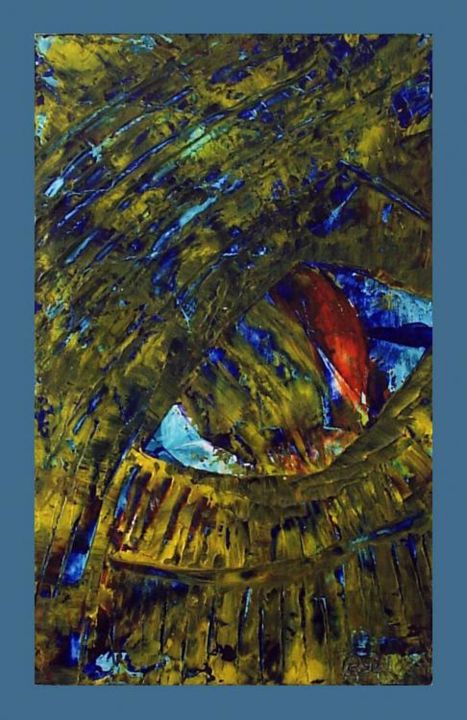 Peinture intitulée "dragoneye" par Vcasey, Œuvre d'art originale