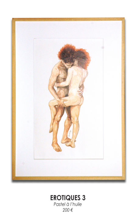 Painting titled "erotiques-3.jpg" by Vandel, Original Artwork, Pastel