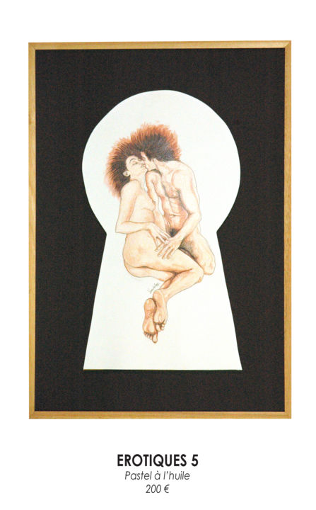 Painting titled "erotiques-5.jpg" by Vandel, Original Artwork, Pastel