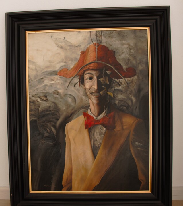 绘画 标题为“Pirata” 由Velasco Delarica, 原创艺术品, 油 安装在木板上