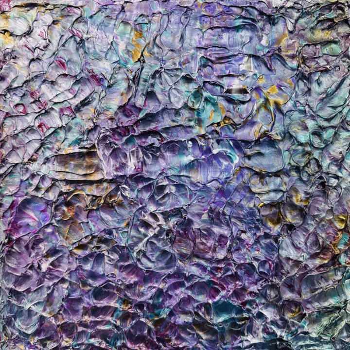 Pittura intitolato "Metallic  Mountain" da Velvet Of Art, Opera d'arte originale, Acrilico