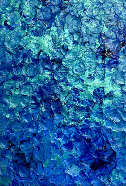 Pittura intitolato "Neptune" da Velvet Of Art, Opera d'arte originale, Acrilico