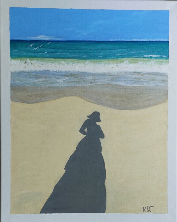 Malarstwo zatytułowany „Утренняя тень” autorstwa Vera Filatova, Oryginalna praca, Akryl