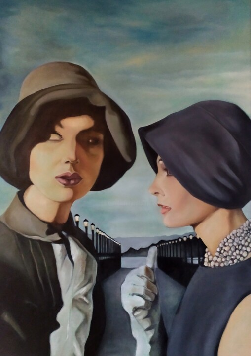 Malerei mit dem Titel "Confidence II" von Veronica Ciccarese, Original-Kunstwerk, Öl