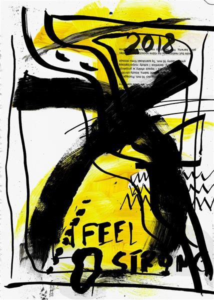 Artes digitais intitulada "I feel strong II" por Tomasz Rolko, Obras de arte originais, Pintura digital