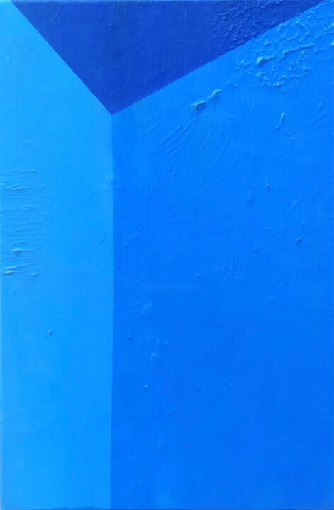 "“Three blue brother…" başlıklı Tablo Gon Viedma tarafından, Orijinal sanat, Akrilik Ahşap Sedye çerçevesi üzerine monte edi…