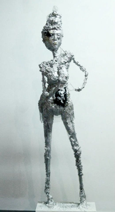 Sculpture titled "Imitation Marlene" by Viktor Sheleg, Original Artwork, Other