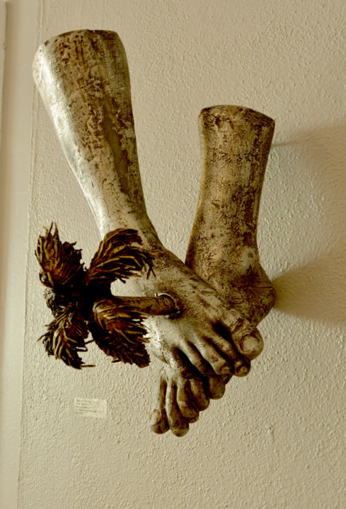 Sculpture titled "Way, true, Life" by Camilo Villalvilla Soto, Original Artwork, Casting