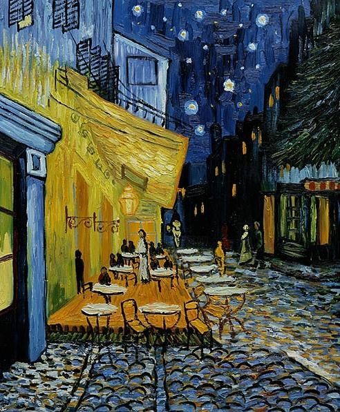 Vincent Van Gogh Cafe Terrace At Night Peinture Par Vincent Van Gogh