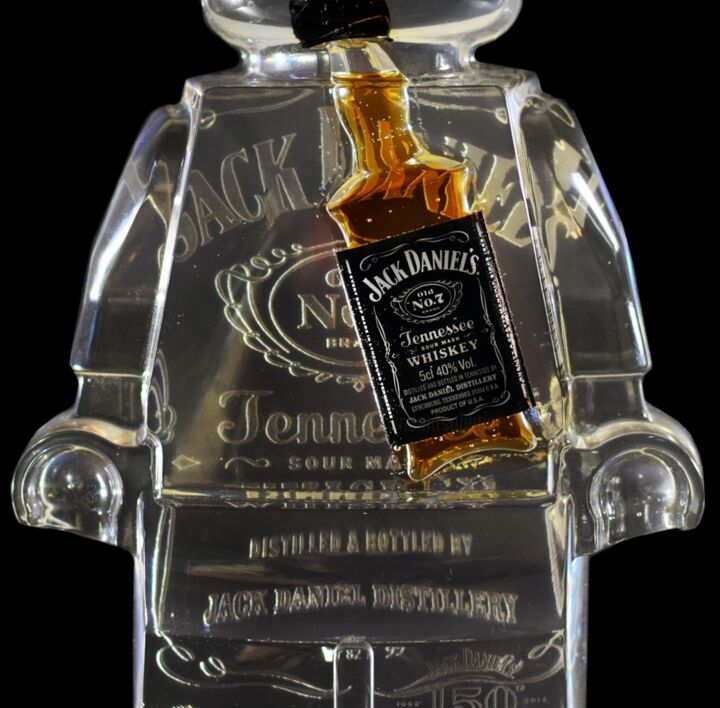 Whiskey Jack Daniels glass Digital Art - Alex Loskutov