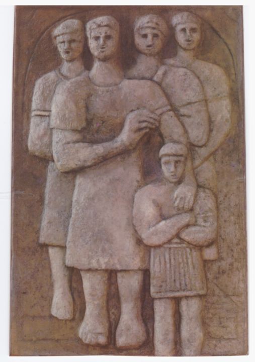 Sculptuur getiteld "la-famiglia.jpg" door Vincenzo Empireo, Origineel Kunstwerk, Anders