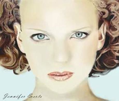 Arts numériques intitulée "Redhead" par Glory Elizabeth, Œuvre d'art originale