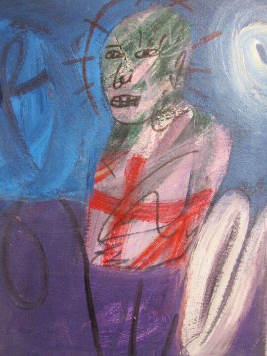 Malerei mit dem Titel "No title" von Vivien Tapsoba, Original-Kunstwerk, Acryl