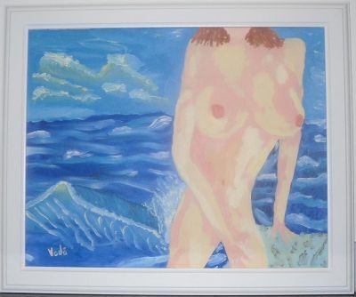 Peinture intitulée "Love girl" par Tenerife Voda, Œuvre d'art originale