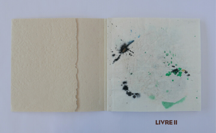 Incisioni, stampe intitolato "L'ARBRE livre 2" da Vincent Sfg, Opera d'arte originale, Collagraphy