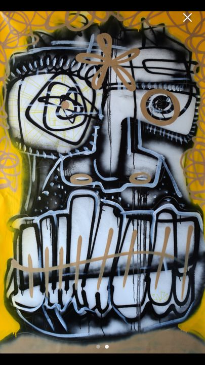 "Yellow.png" başlıklı Tablo W Street tarafından, Orijinal sanat, Akrilik