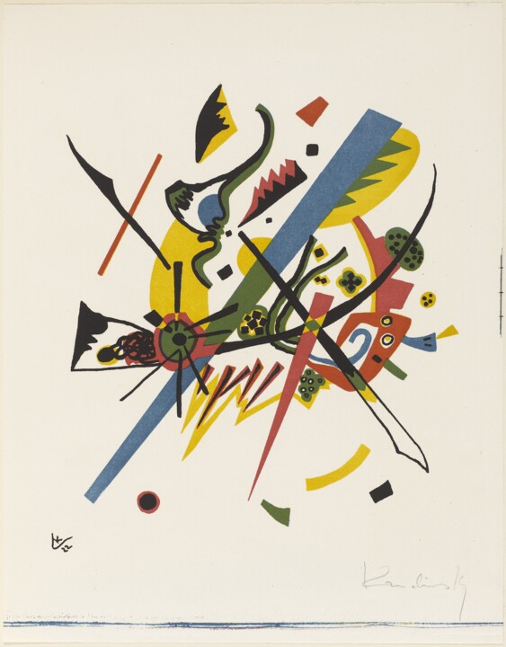Malerei mit dem Titel "Les petits mondes I" von Wassily Kandinsky, Original-Kunstwerk, Öl