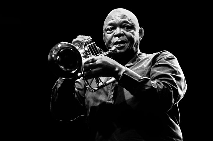 Fotografía titulada "Hugh Masekela I" por David Webr, Obra de arte original, Fotografía digital