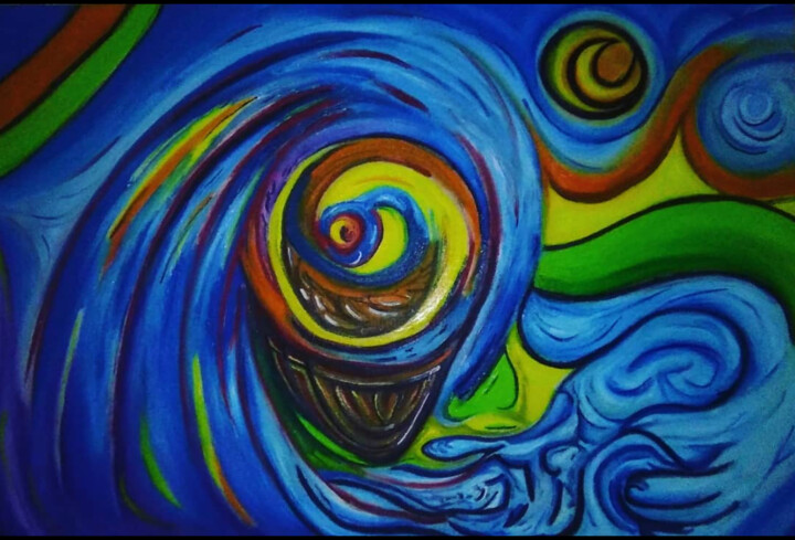 Painting titled "psicodelic.jpg" by Yankuik Itzae, Original Artwork