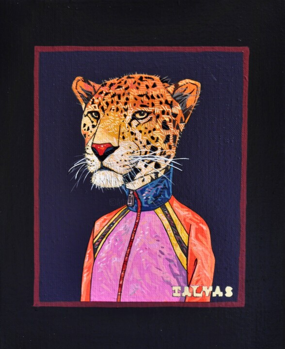 Pittura intitolato "Pink Panther" da Yann Michael Talvas, Opera d'arte originale, Acrilico