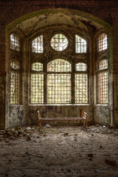 Fotografía titulada "Beelitz Heilstätten…" por Yannick Vandermolen, Obra de arte original