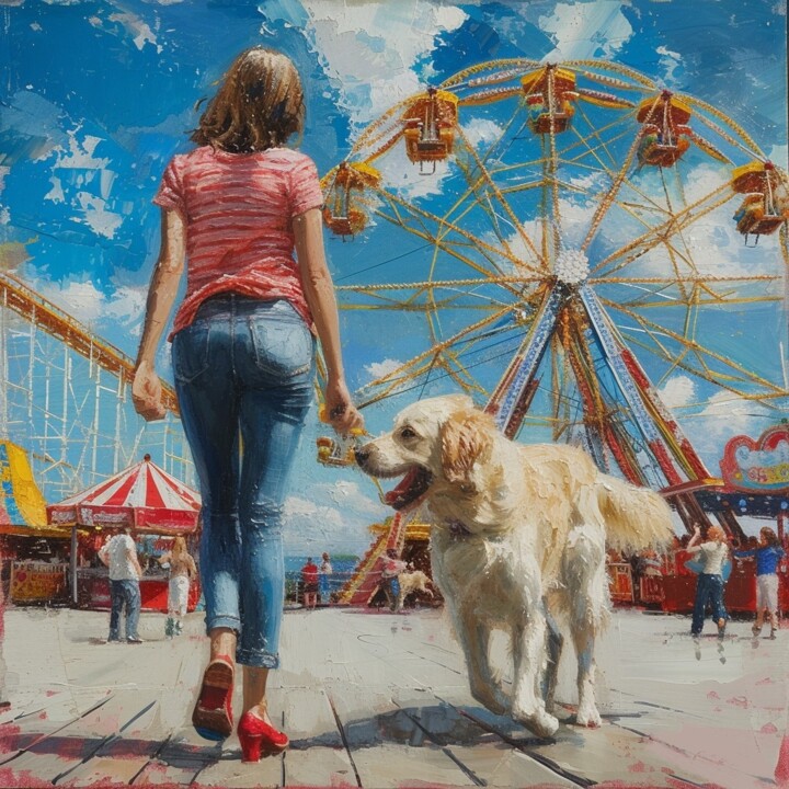 Schilderij,  36x36 in 