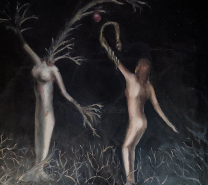 Peinture intitulée "Eve" par Yehor Bulbak, Œuvre d'art originale, Huile