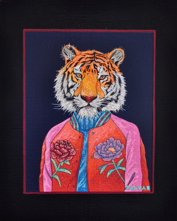 Easy Tiger, Painting by Yann Michael Talvas | Artmajeur