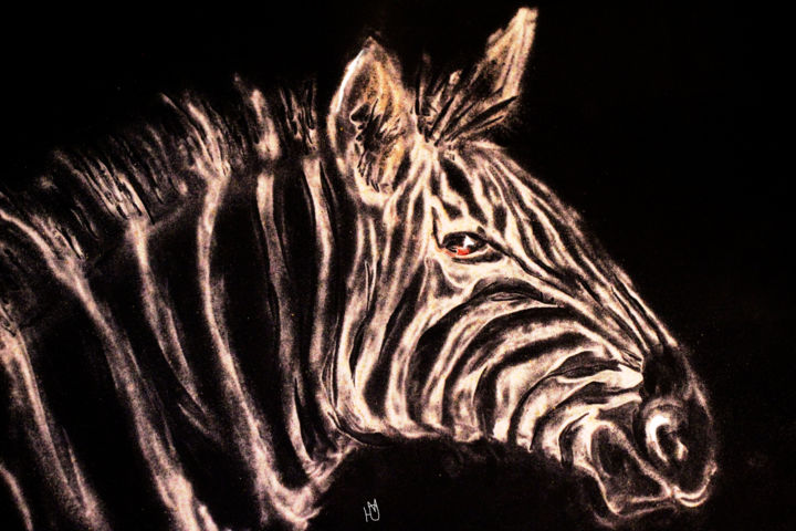 Grafika cyfrowa / sztuka generowana cyfrowo zatytułowany „zebra.jpg” autorstwa Yulia Mikushina, Oryginalna praca