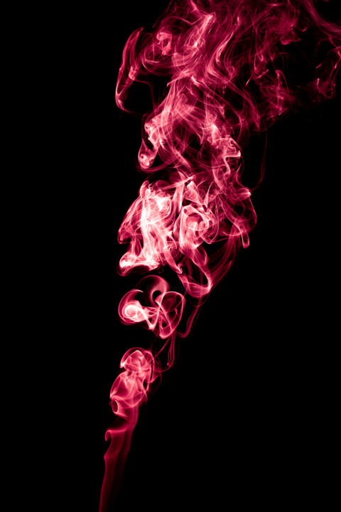 Fotografía titulada "Smoke Abstraction 83" por Yuri Palibroda, Obra de arte original, Fotografía digital