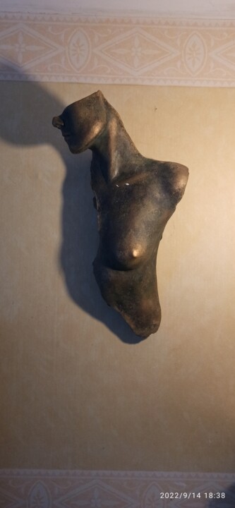 Escultura titulada "demie buste" por Zeddé, Obra de arte original, Yeso