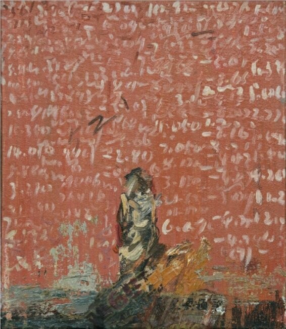 Pittura intitolato "The Natural Number…" da Zhang Zhen Jiang, Opera d'arte originale