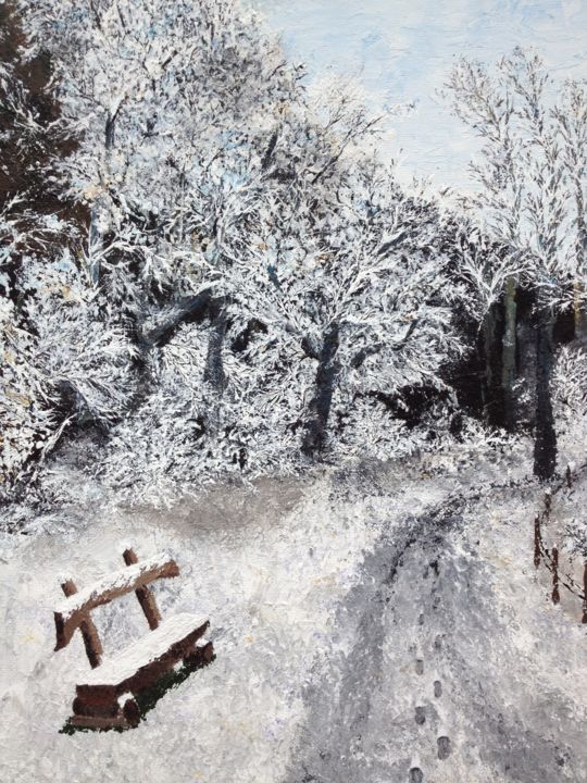 Peinture intitulée "hivers022.jpg" par Zinga, Œuvre d'art originale, Acrylique